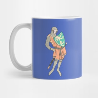 Cute Medieval Knight illustration Mug